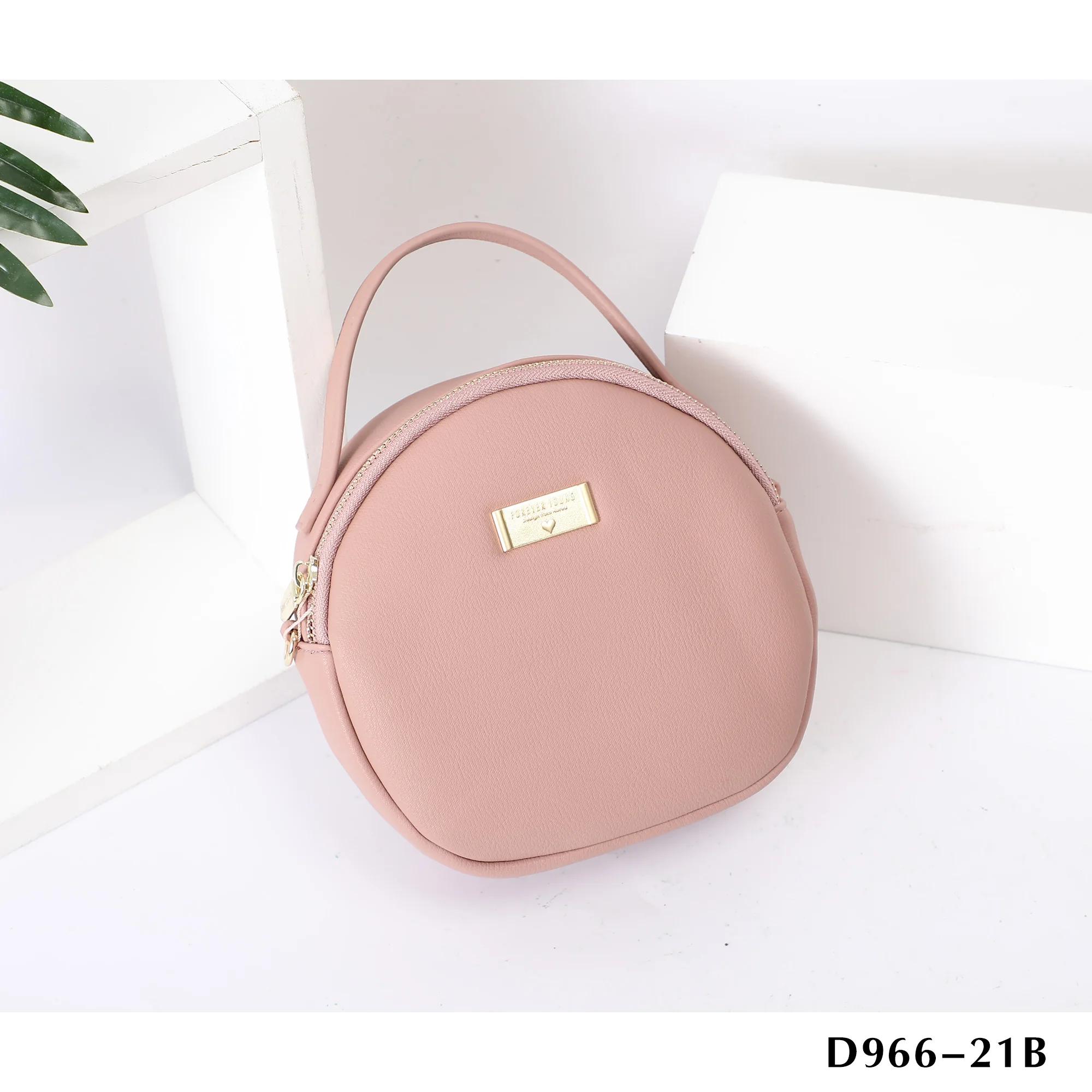 Small women round bag Simple Casual crossbody bag for women pu leather shoulder bag brand lady tote bag purse