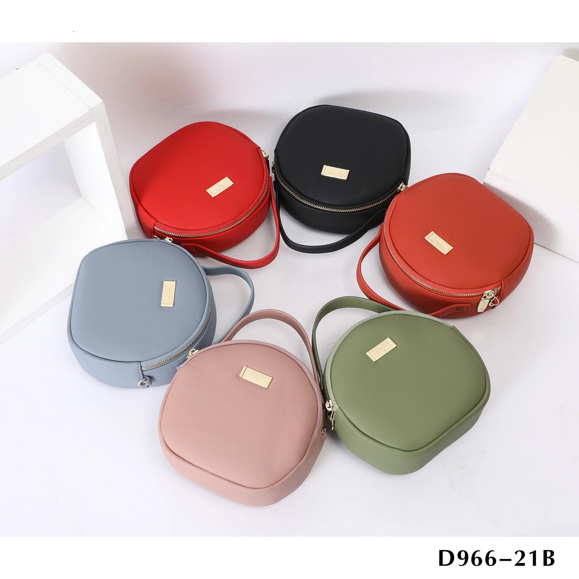 Small women round bag Simple Casual crossbody bag for women pu leather shoulder bag brand lady tote bag purse