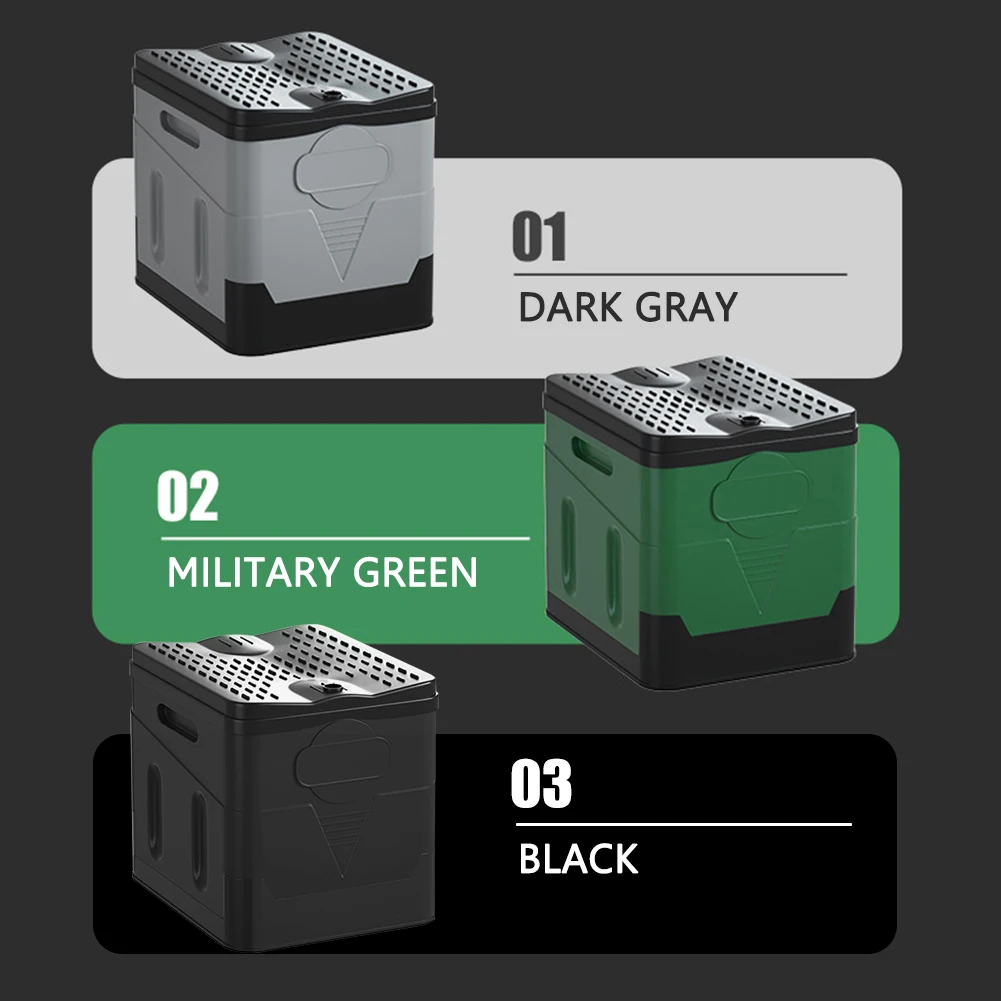 Car Toilet Bucket Strong Bearing Capacity Trash Can for Tour Emergency Self-driving Travel Portable Outdoor Camp Folding Toilet