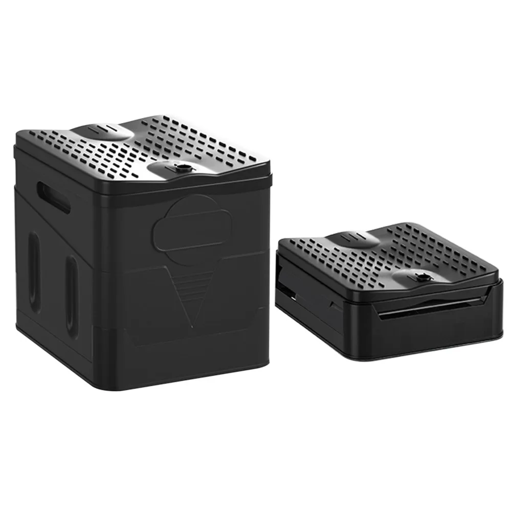 Car Toilet Bucket Strong Bearing Capacity Trash Can for Tour Emergency Self-driving Travel Portable Outdoor Camp Folding Toilet