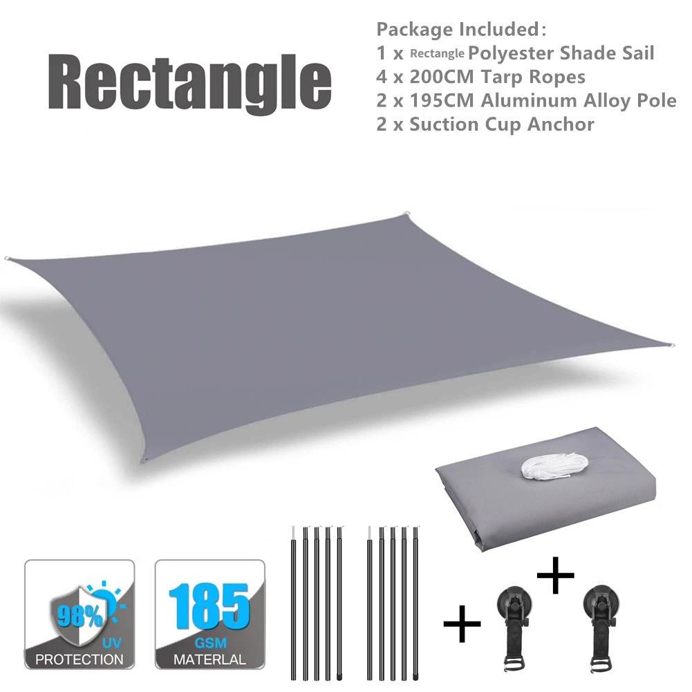 Car Shelter Shade Camping Side Car Roof Top Tent Awning Waterproof UV Portable Camping Tent Automobile Rooftop Rain Canopy