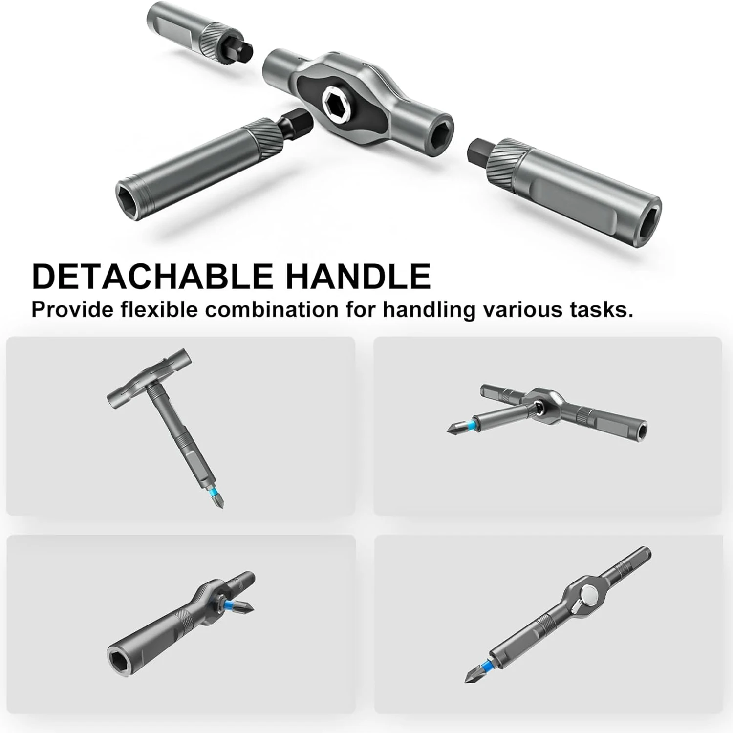 EZARC 42 in 1 Precision Ratchet Screwdriver Set Magnetic Screwdriver Bit Set Screwdriver Home Repair Tool Kit T Ratchet Handle