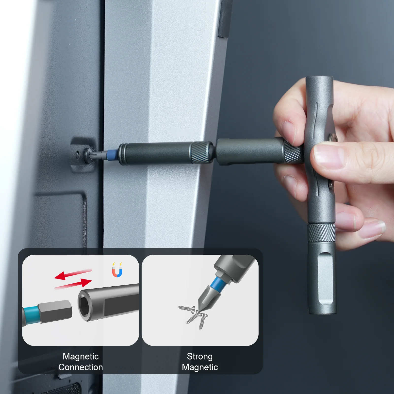 EZARC 42 in 1 Precision Ratchet Screwdriver Set Magnetic Screwdriver Bit Set Screwdriver Home Repair Tool Kit T Ratchet Handle