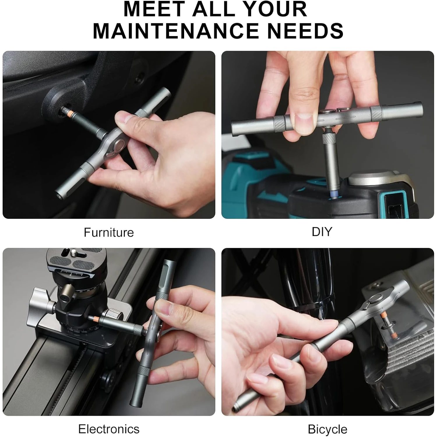 EZARC 42 in 1 Precision Ratchet Screwdriver Set Magnetic Screwdriver Bit Set Screwdriver Home Repair Tool Kit T Ratchet Handle