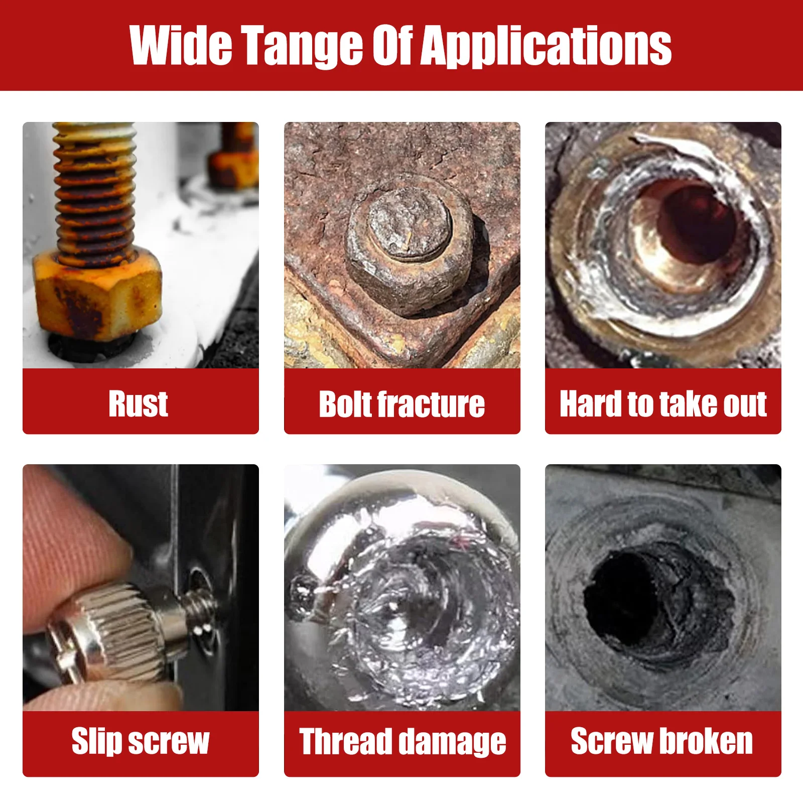 11Pcs Damaged Screw Extractor Set Screw Remover Extractor Drill Bits Carbon Steel Guide Easy Out for Broken Rusted Screws