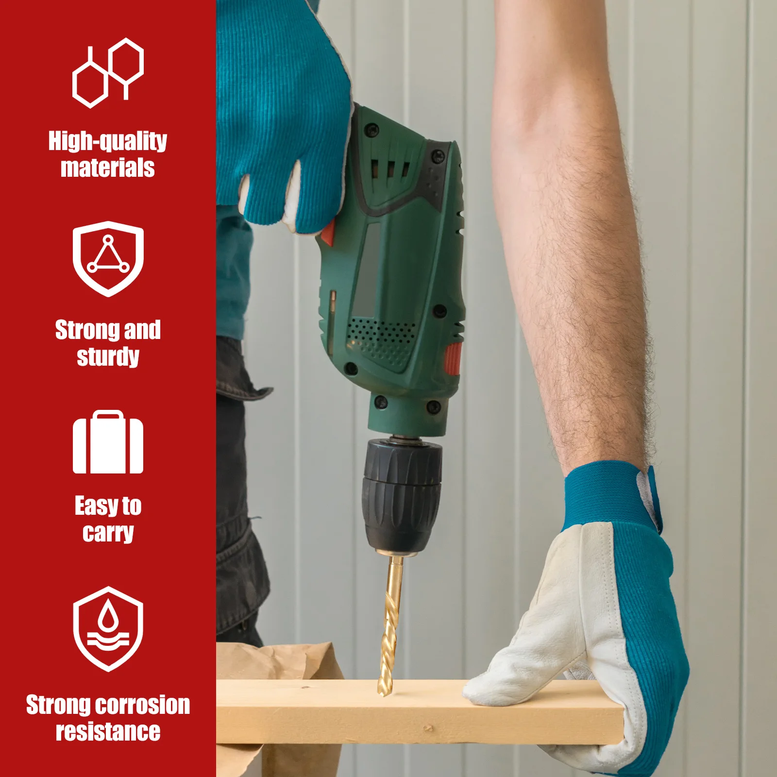 11Pcs Damaged Screw Extractor Set Screw Remover Extractor Drill Bits Carbon Steel Guide Easy Out for Broken Rusted Screws