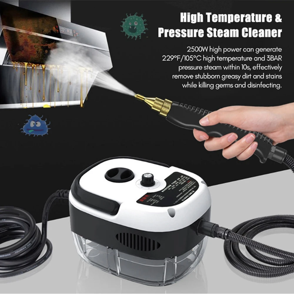 Steam Cleaner High Temperature Sterilization Car Steaming Cleaner Air Conditioning Kitchen Hood Home 110V US Plug /220V EU Plug