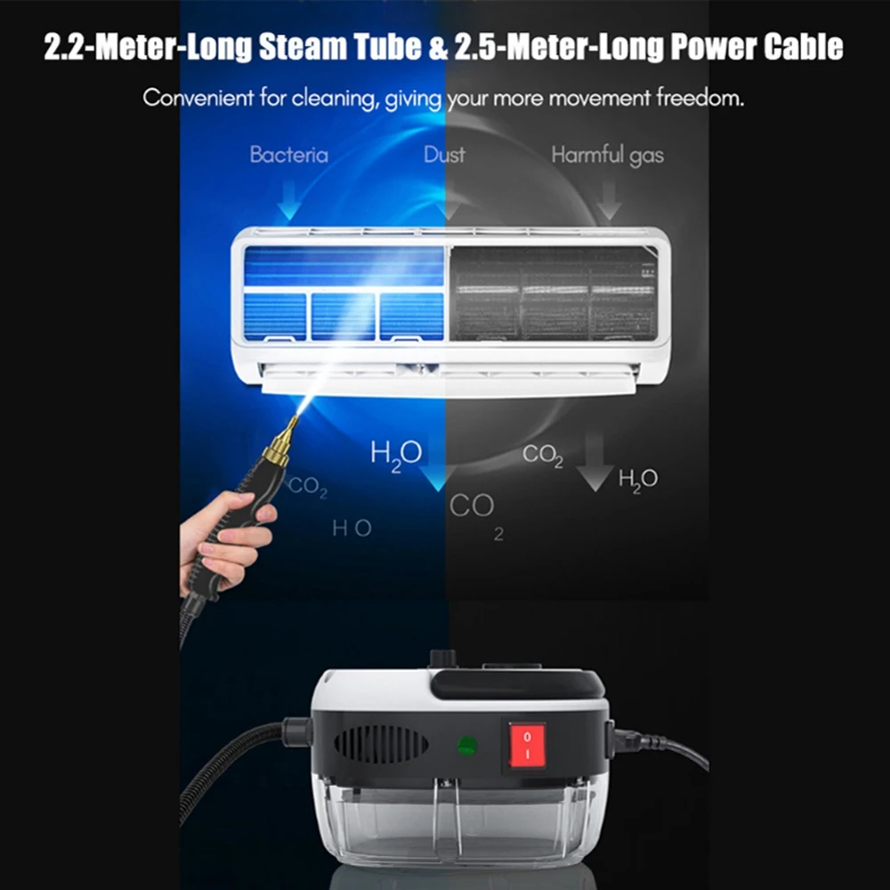 Steam Cleaner High Temperature Sterilization Car Steaming Cleaner Air Conditioning Kitchen Hood Home 110V US Plug /220V EU Plug