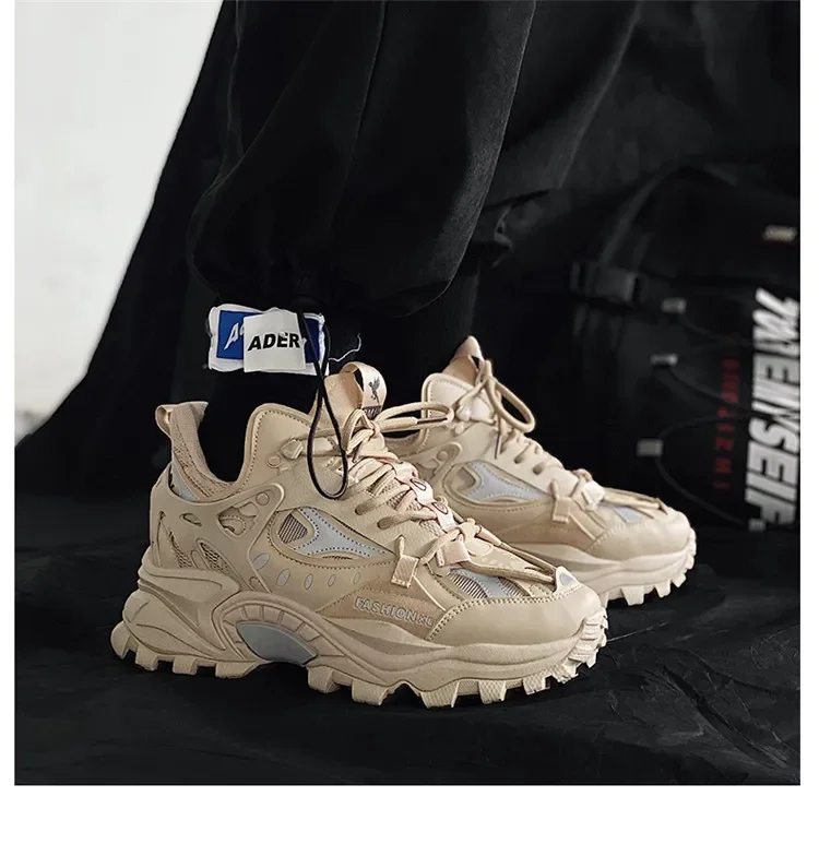 Men Sneakers Designer Brand Platform Casual Shoes Man 2024 Height Increase Chunky Skateboard Footwear Tenis Masculino Zapatillas