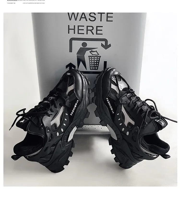 Men Sneakers Designer Brand Platform Casual Shoes Man 2024 Height Increase Chunky Skateboard Footwear Tenis Masculino Zapatillas