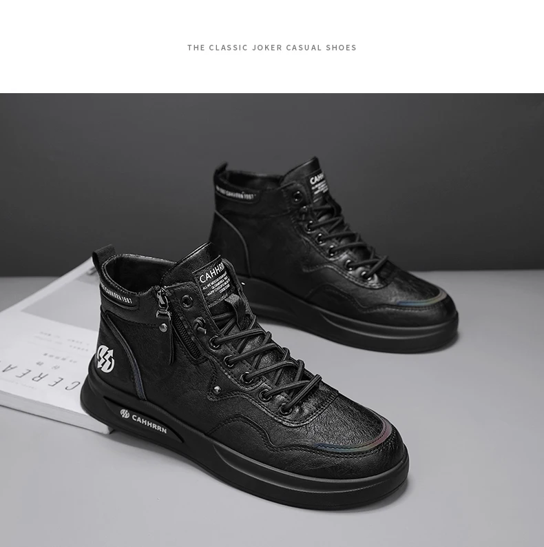CYYTL Casual Shoes Mens Skateboard Leather Sneakers Sports Fashion Outdoor Platform Designer Luxury Walking Work Loafers Tennis