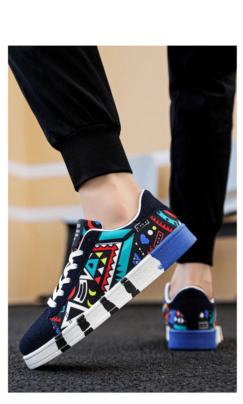 Hot Sale Fashion Red Printed Skateboarding Shoes Men Women Comfy Skater Sneakers Big Size 46 Sports Shoes Zapatos De Skateboard