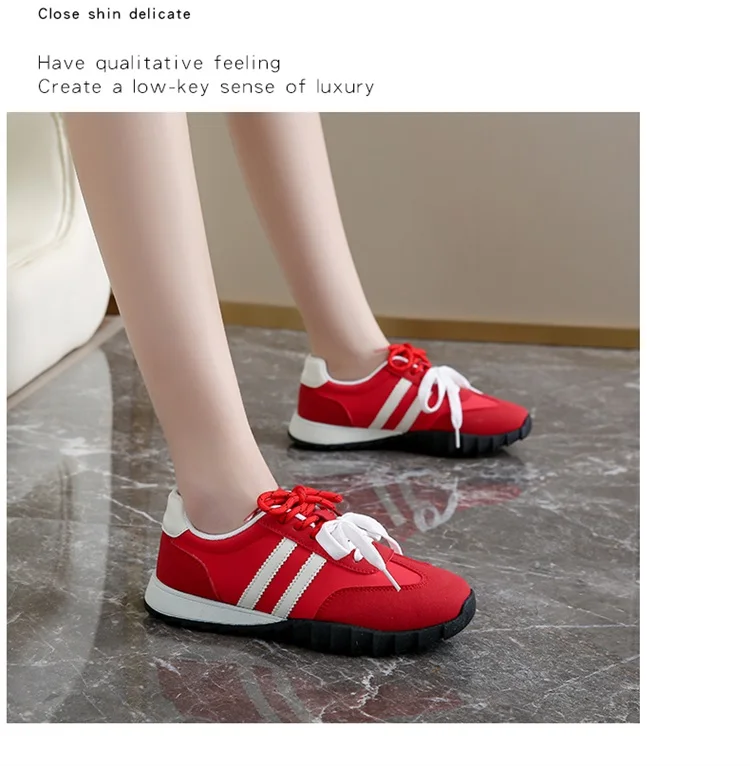 CRLAYDK 2024 Fall Fashion Women's Skateboard Shoes for Girls Lace Up Sneakers Walking Cute Flat Casual Tennis Low Top Loafers