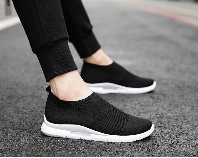 Womens Light Running Shoes Jogging Shoes Breathable Women Sneakers Slip On Loafer Shoe Momens Casual Shoes Unisex Sock Shoes