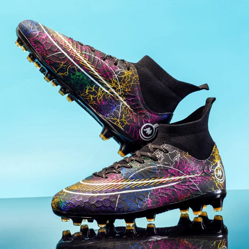 ALIUPS 33-45 Professional Children Football Shoes Soccer Shoes Man Football Futsal Shoe Sports Sneakers Kids Boys Soccer Cleats