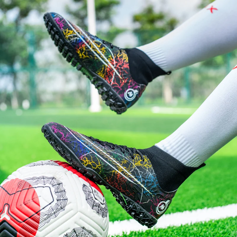 ALIUPS 33-45 Professional Children Football Shoes Soccer Shoes Man Football Futsal Shoe Sports Sneakers Kids Boys Soccer Cleats