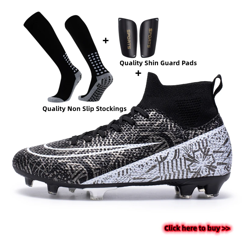 ALIUPS 33-45 Professional Children Football Shoes Soccer Shoes Man Football Futsal Shoe Sports Sneakers Kids Boys Soccer Cleats