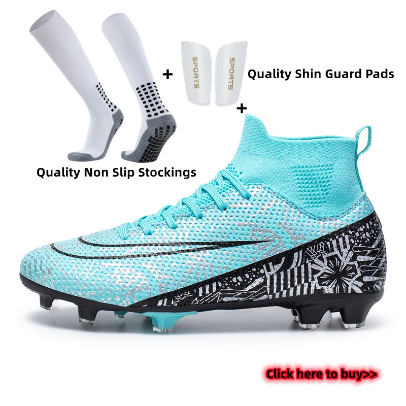 ALIUPS 33-45 Professional Children Football Shoes Soccer Shoes Man Football Futsal Shoe Sports Sneakers Kids Boys Soccer Cleats
