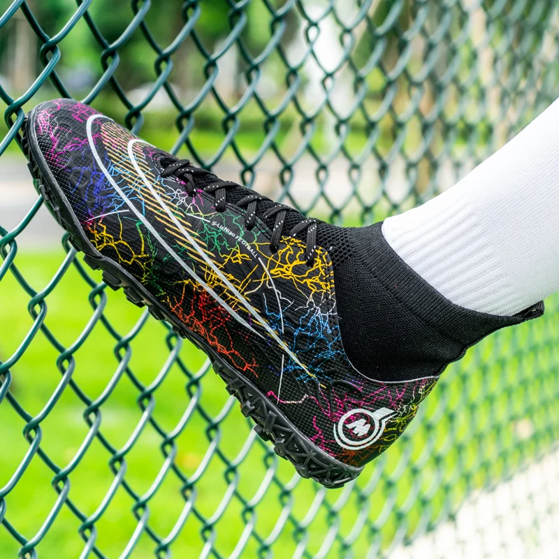 ALIUPS 33-45 Professional Children Football Shoes Soccer Shoes Man Football Futsal Shoe Sports Sneakers Kids Boys Soccer Cleats