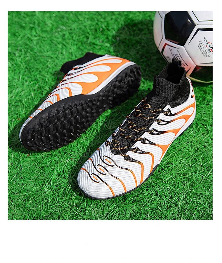 Soccer Cleats Men Sneakers Soccer Shoes Breathable Adult Kids TF/FG Football Boots Professional Trend Futsal Drop Shipping Sport