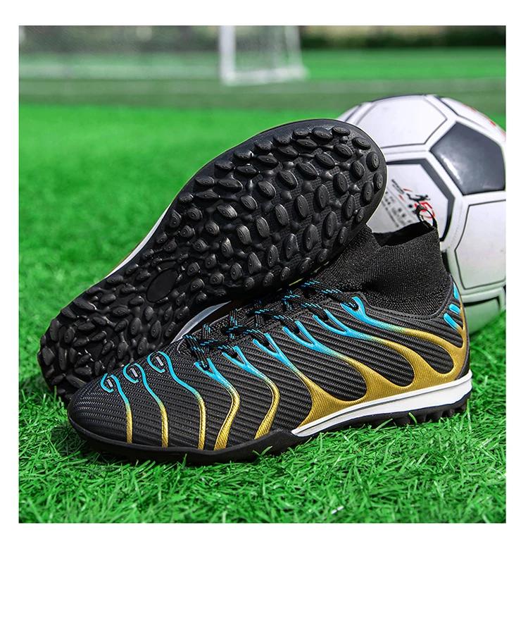 Soccer Cleats Men Sneakers Soccer Shoes Breathable Adult Kids TF/FG Football Boots Professional Trend Futsal Drop Shipping Sport