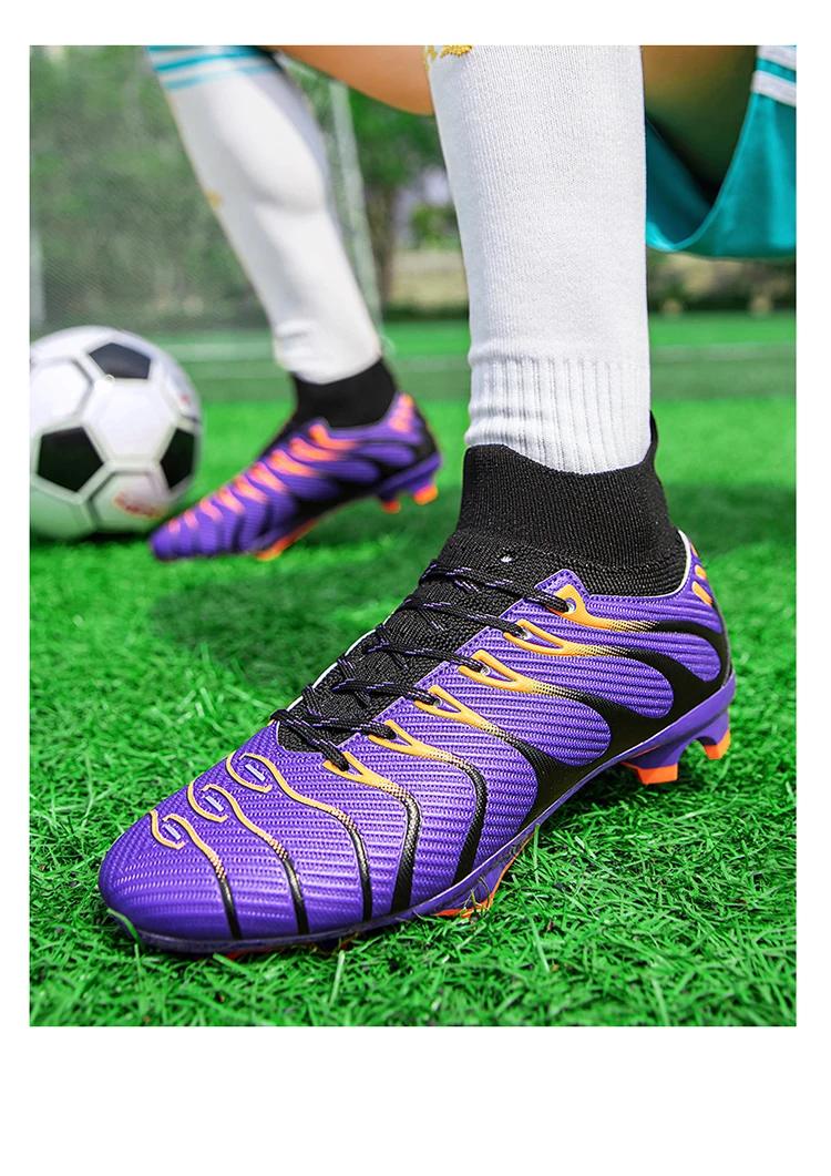 Soccer Cleats Men Sneakers Soccer Shoes Breathable Adult Kids TF/FG Football Boots Professional Trend Futsal Drop Shipping Sport