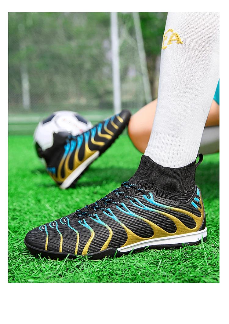 Soccer Cleats Men Sneakers Soccer Shoes Breathable Adult Kids TF/FG Football Boots Professional Trend Futsal Drop Shipping Sport