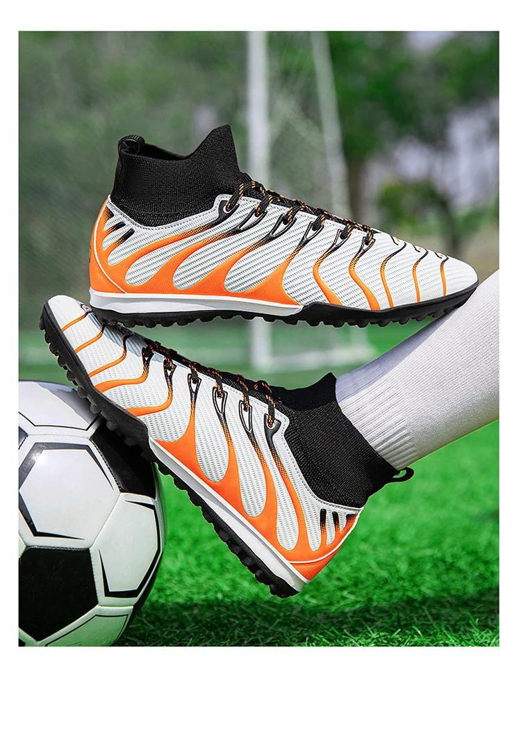 Soccer Cleats Men Sneakers Soccer Shoes Breathable Adult Kids TF/FG Football Boots Professional Trend Futsal Drop Shipping Sport