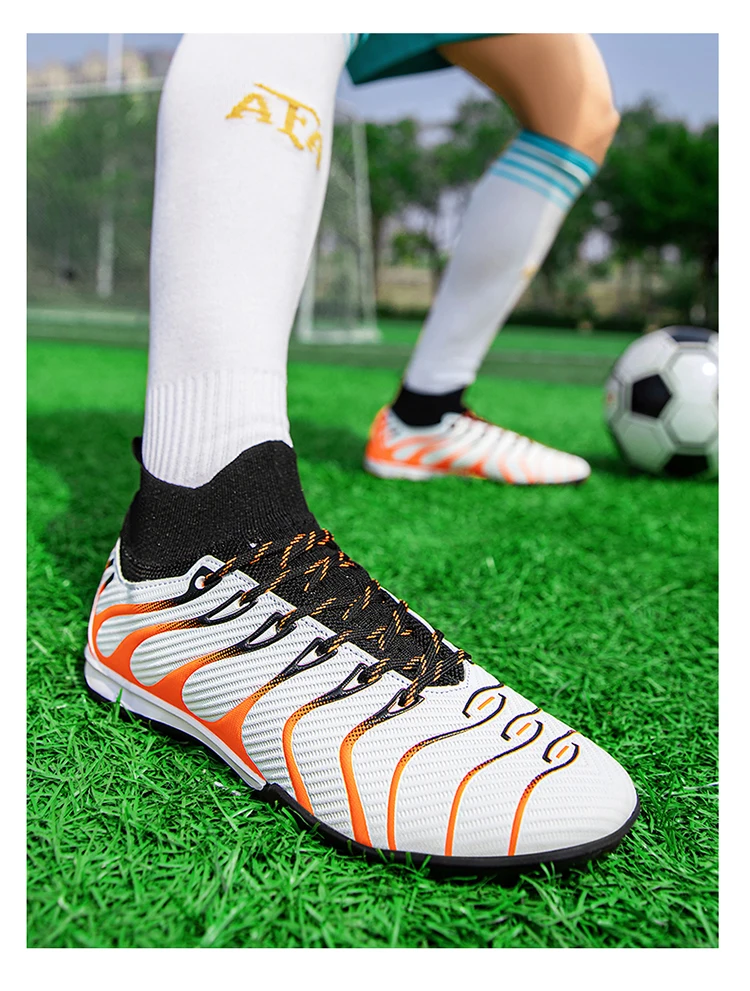 Soccer Cleats Men Sneakers Soccer Shoes Breathable Adult Kids TF/FG Football Boots Professional Trend Futsal Drop Shipping Sport